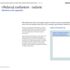 1. Obdarzaj zaufaniem – zadanie. Jak budować zaufanie w związku? Spróbuj w tym tygodniu. Zastanów się, komu powierzyć większą odpowiedzialność.